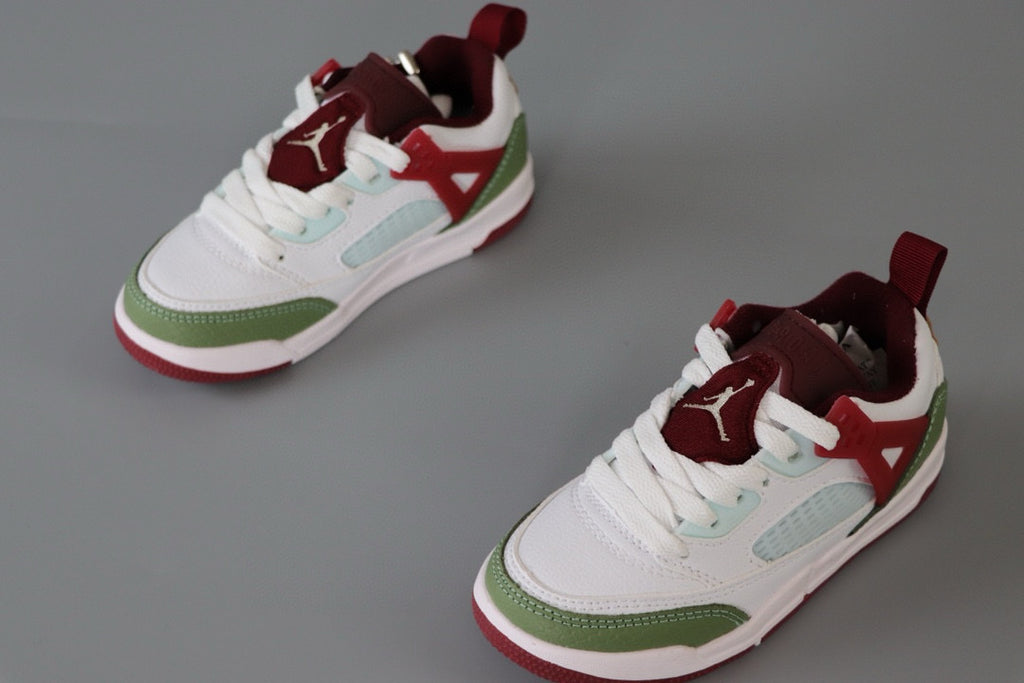 Jordan 3.5 children's shoes" white, green, burgundy"