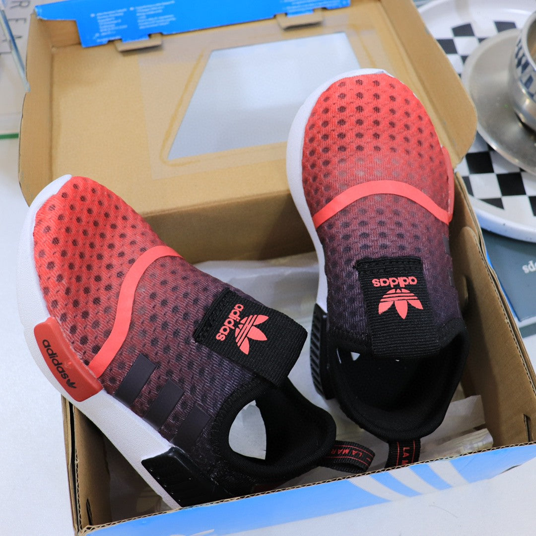 Adidas Candy Velcro Sandals "black, orange"