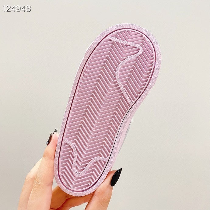 Trail Blazers low-top" white, pink"