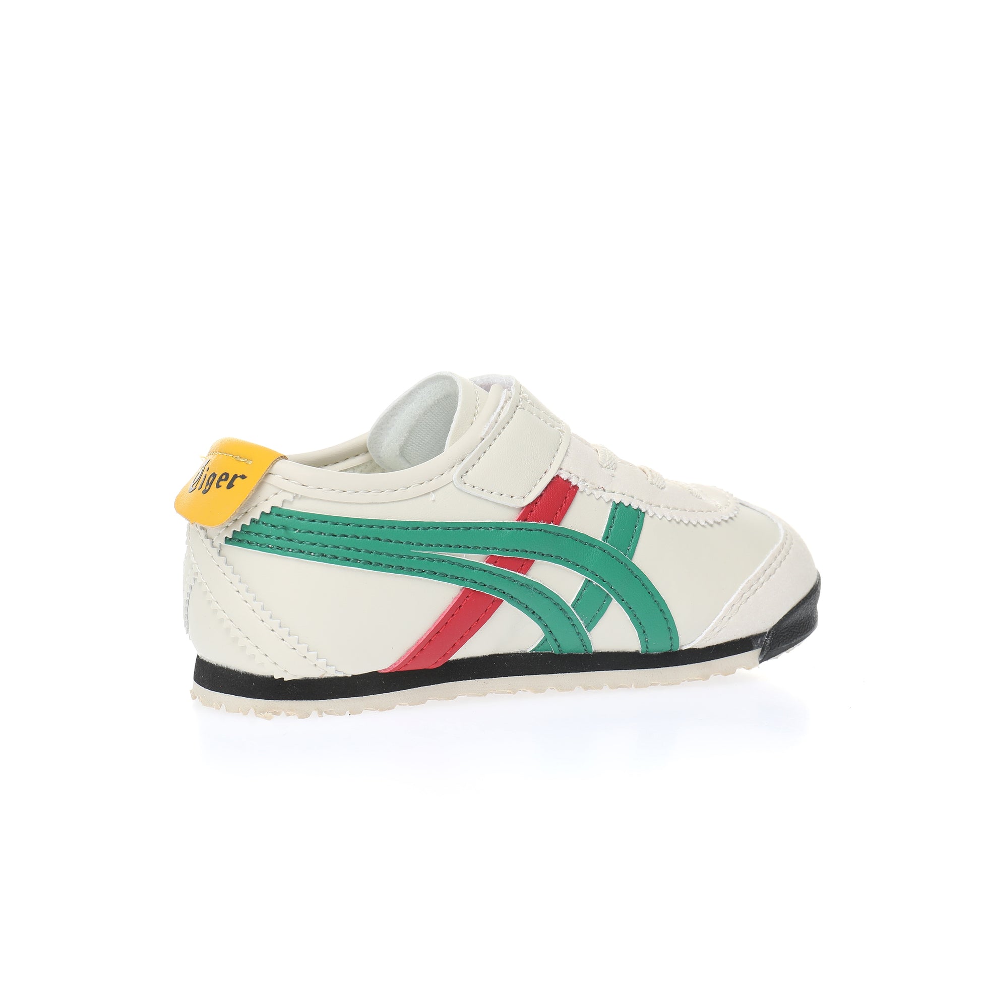 Asics Tiger" white, orange, green"