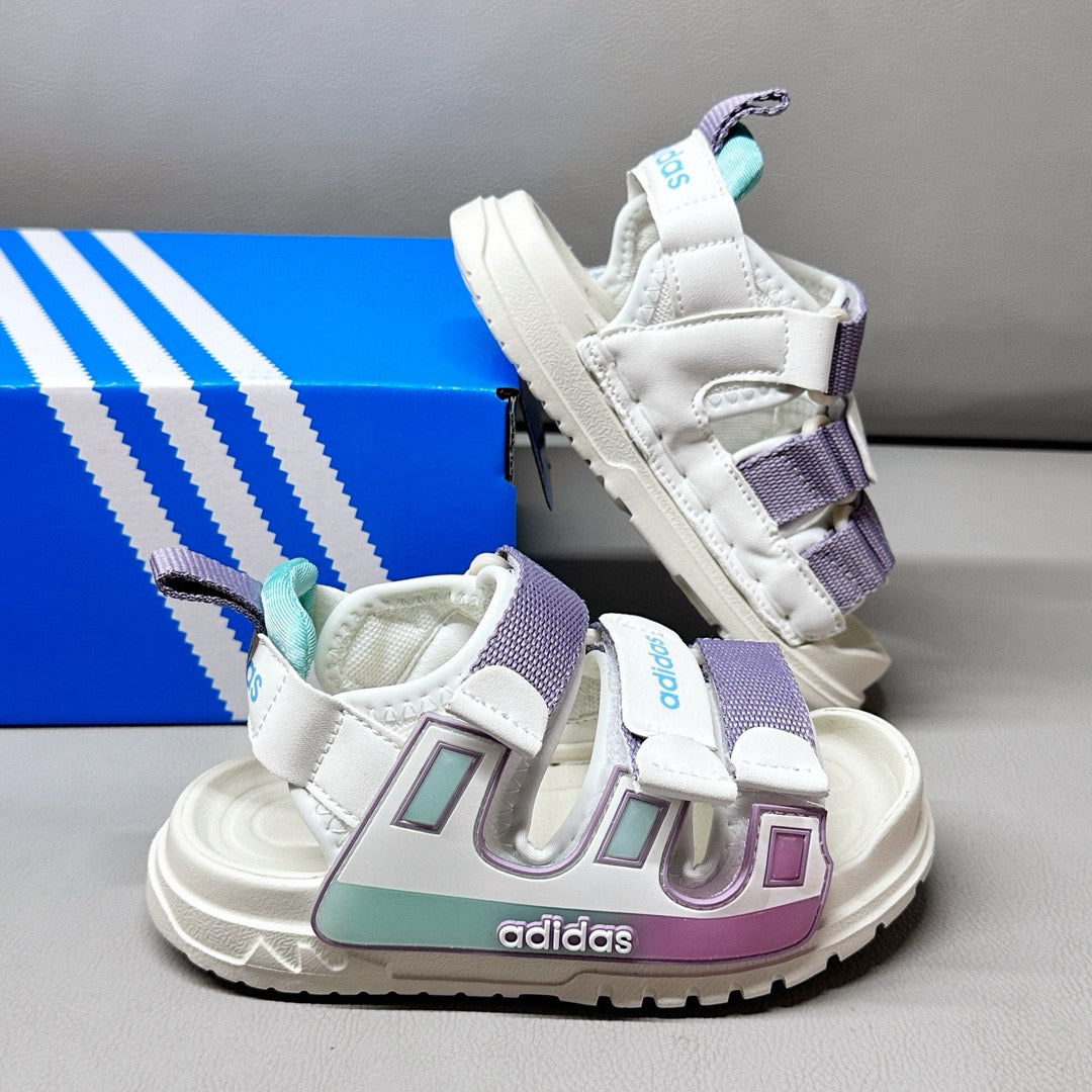 Adidas Macaron Candy Children's Beach Sandals" white, purple"