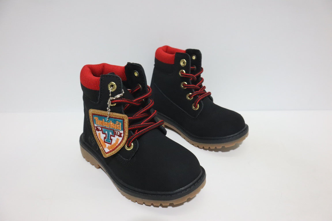 Timberland knitted children's work boots" black"