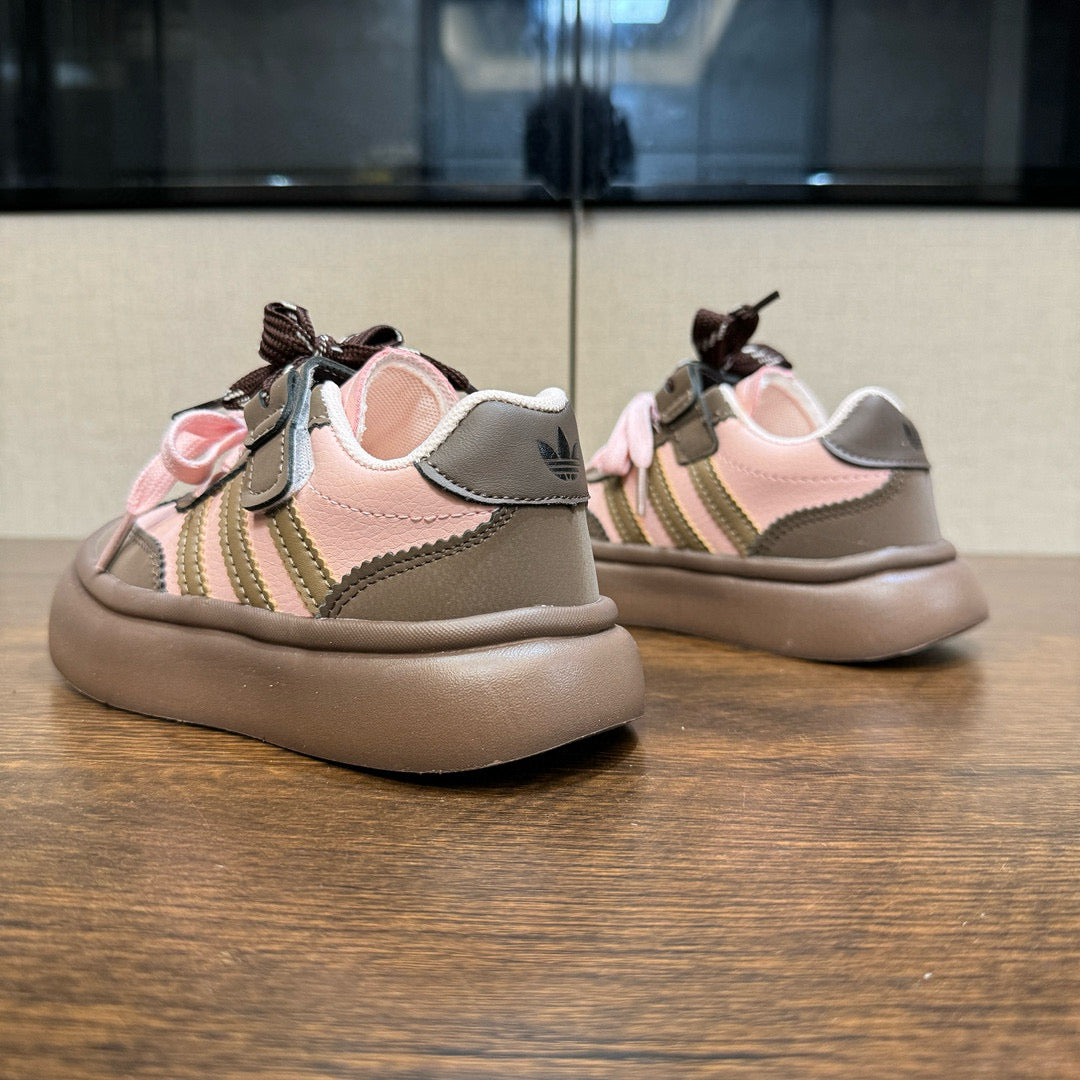 Adidas training invisible Velcro sneakers" pink, brown"