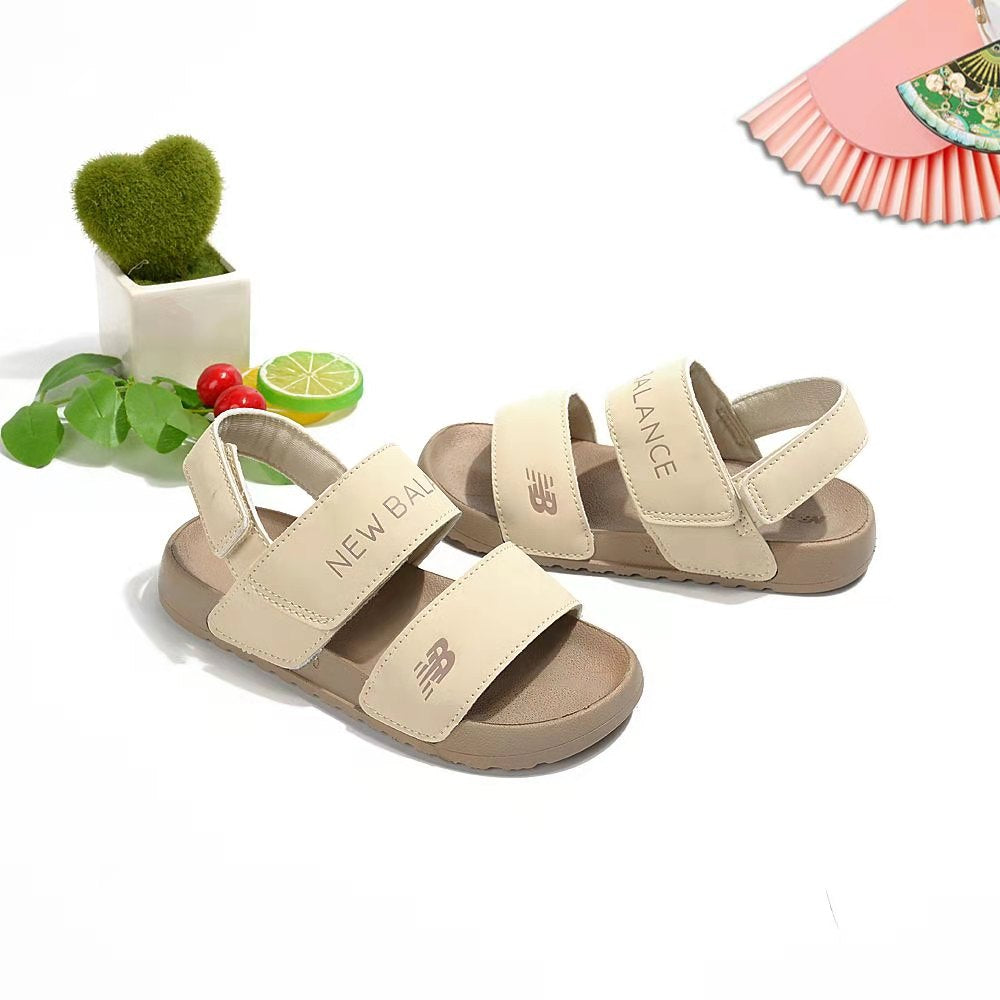 NB double bar sandals " beige"