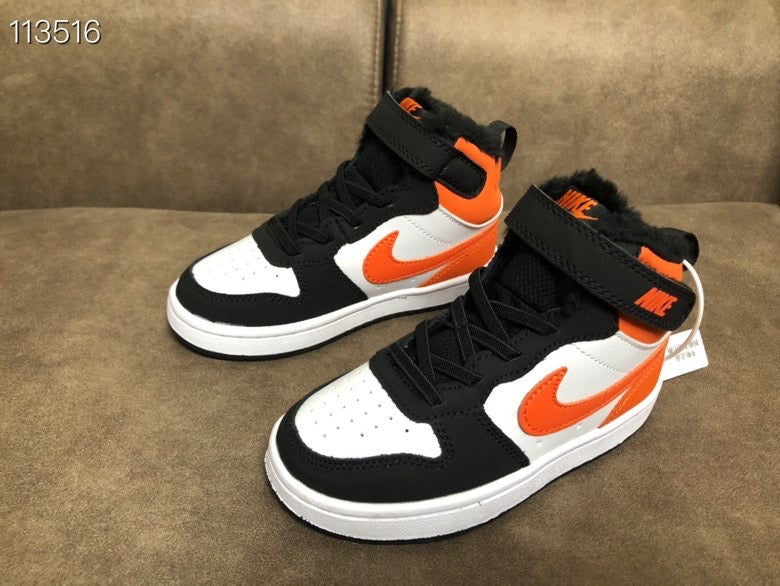 NIKE COURT Borough Mid2 JUN Air Force Workwear" white, black, orange"