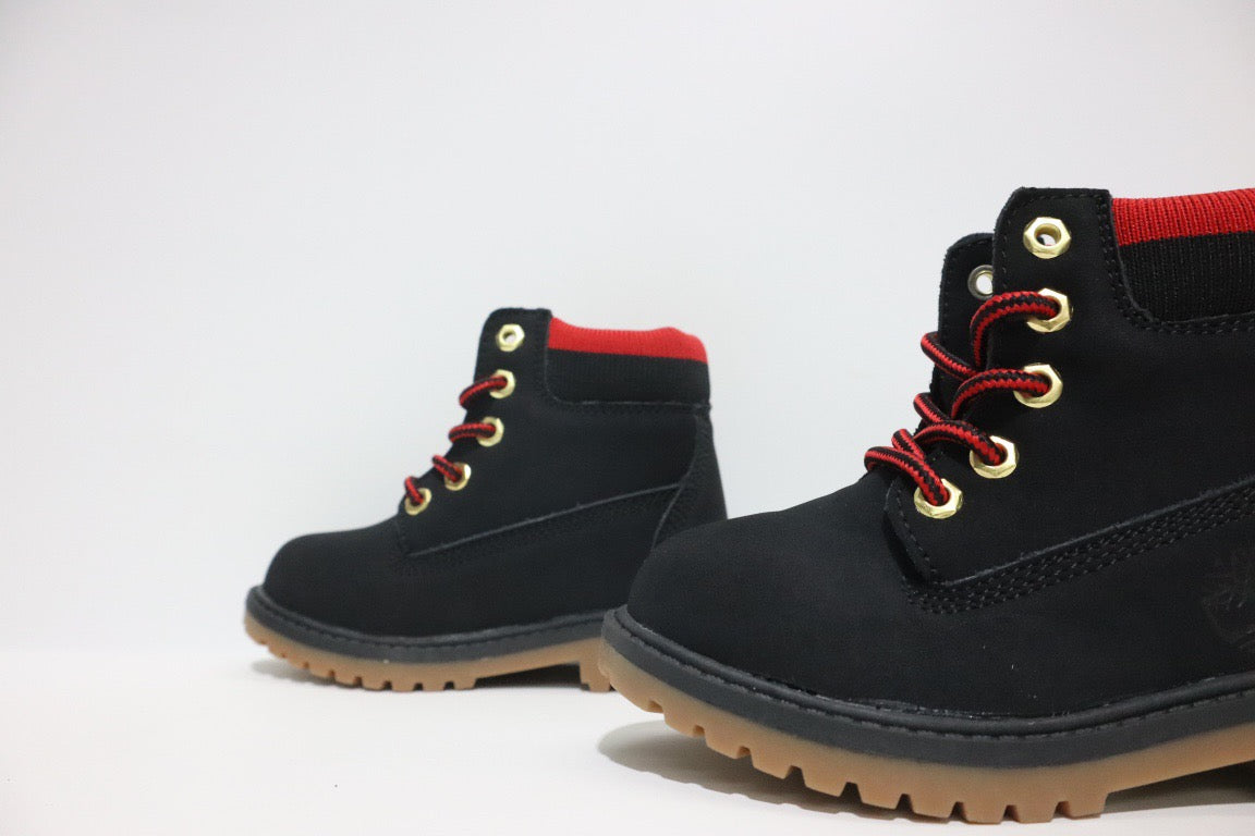 Timberland knitted children's work boots" black"