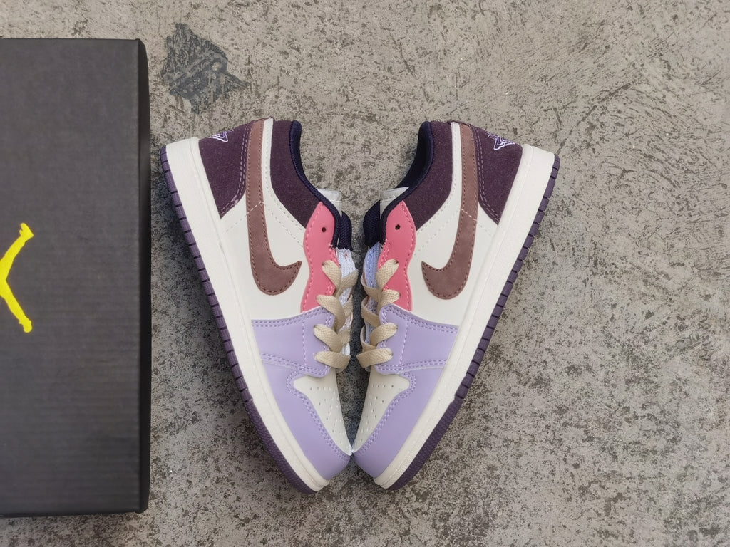 Joe 1 Low Top" purple, brown, pink"