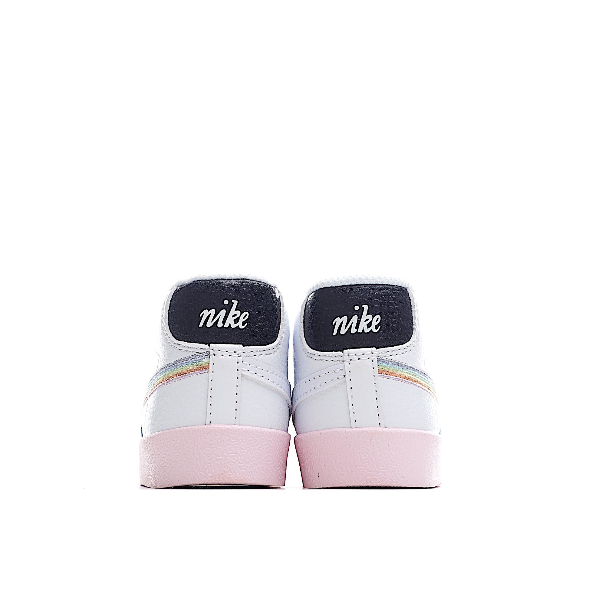 Trail Blazers high-top single dunk" white, Pink"