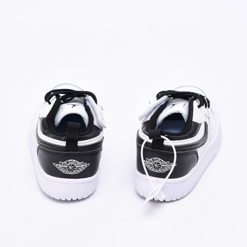 Joe 1 magic buckle children's shoes" white, black"