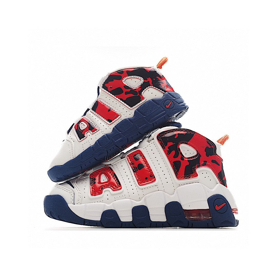 Pippen basketball shoes" white, navy"