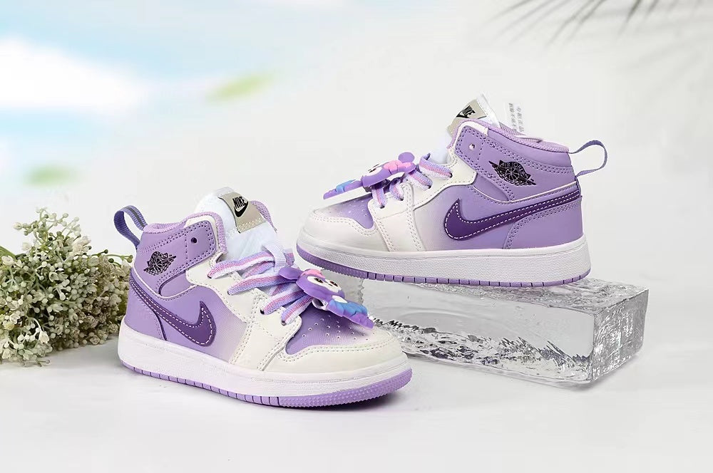 Joe 1AJ1 slip-on shoes for children" white, purple"