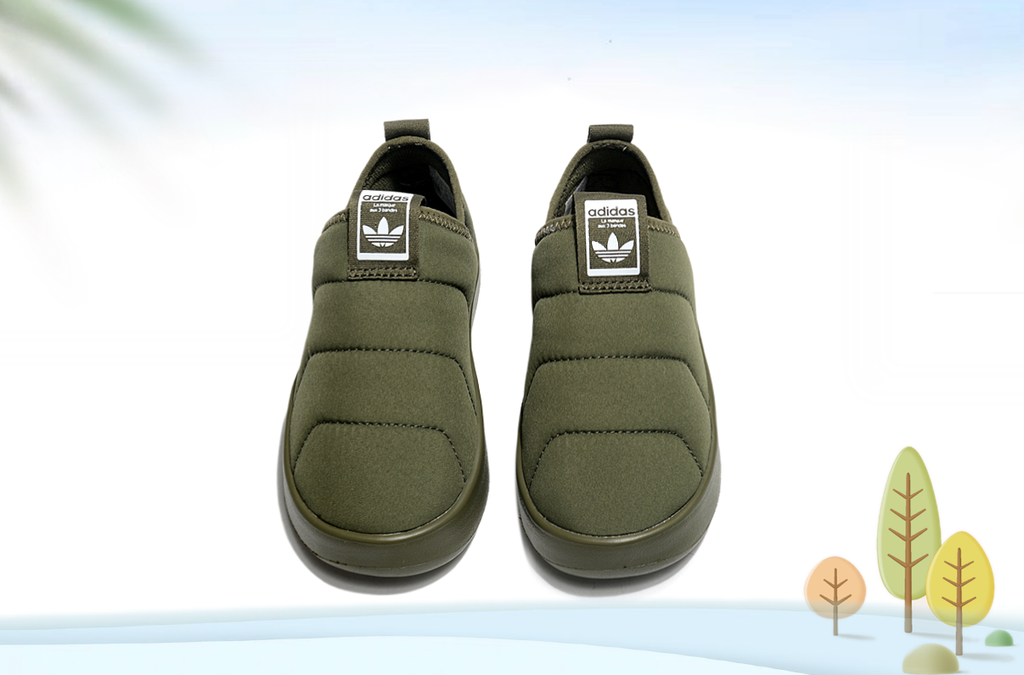 Adidas 360C velvet children's shoes " olive green"