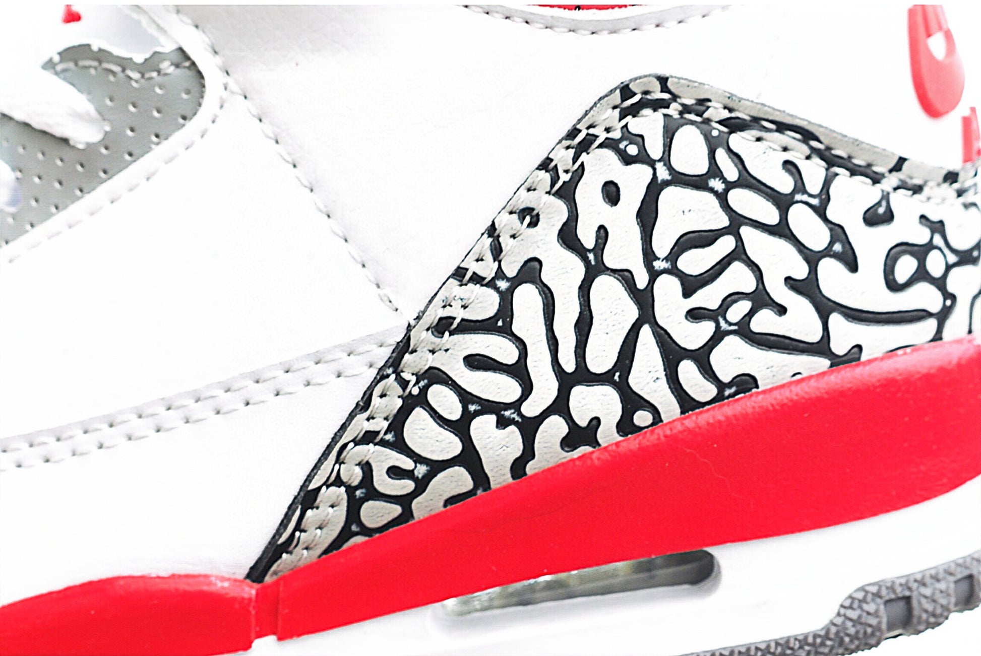 Joe 3 air cushion bottom children's shoes" white, red"