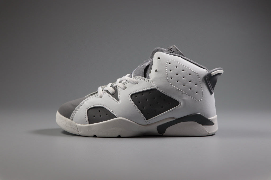 Joe 6 children's basketball shoes " white, & gray"