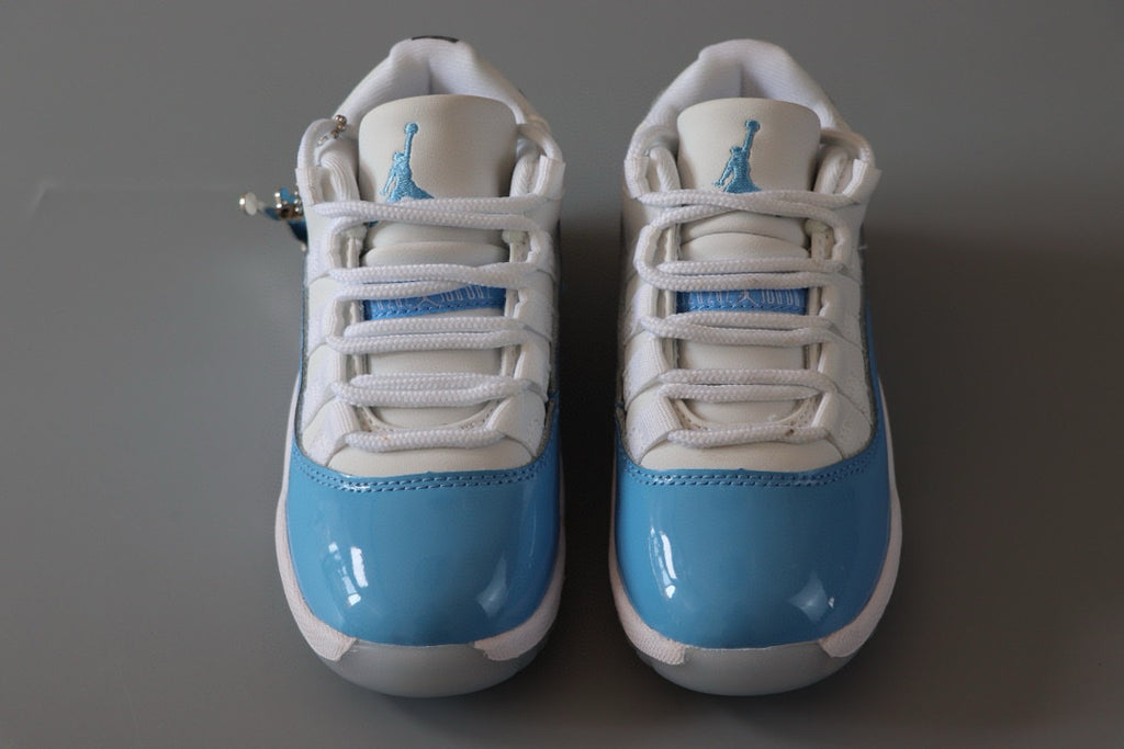 Joe 11 low-top children's shoes" white, sky blue"