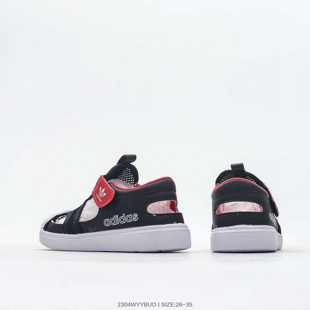 Adidas shell toe joint breathable mesh shoes" black"