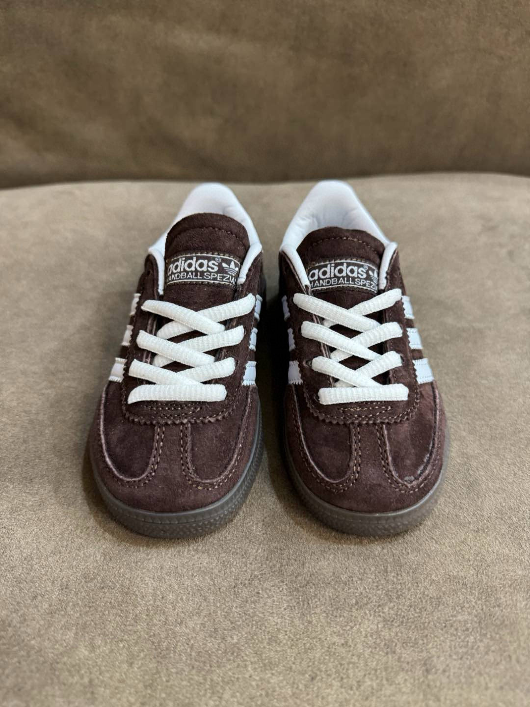 Adidas training 3 generation pig leather children's shoes" brown"