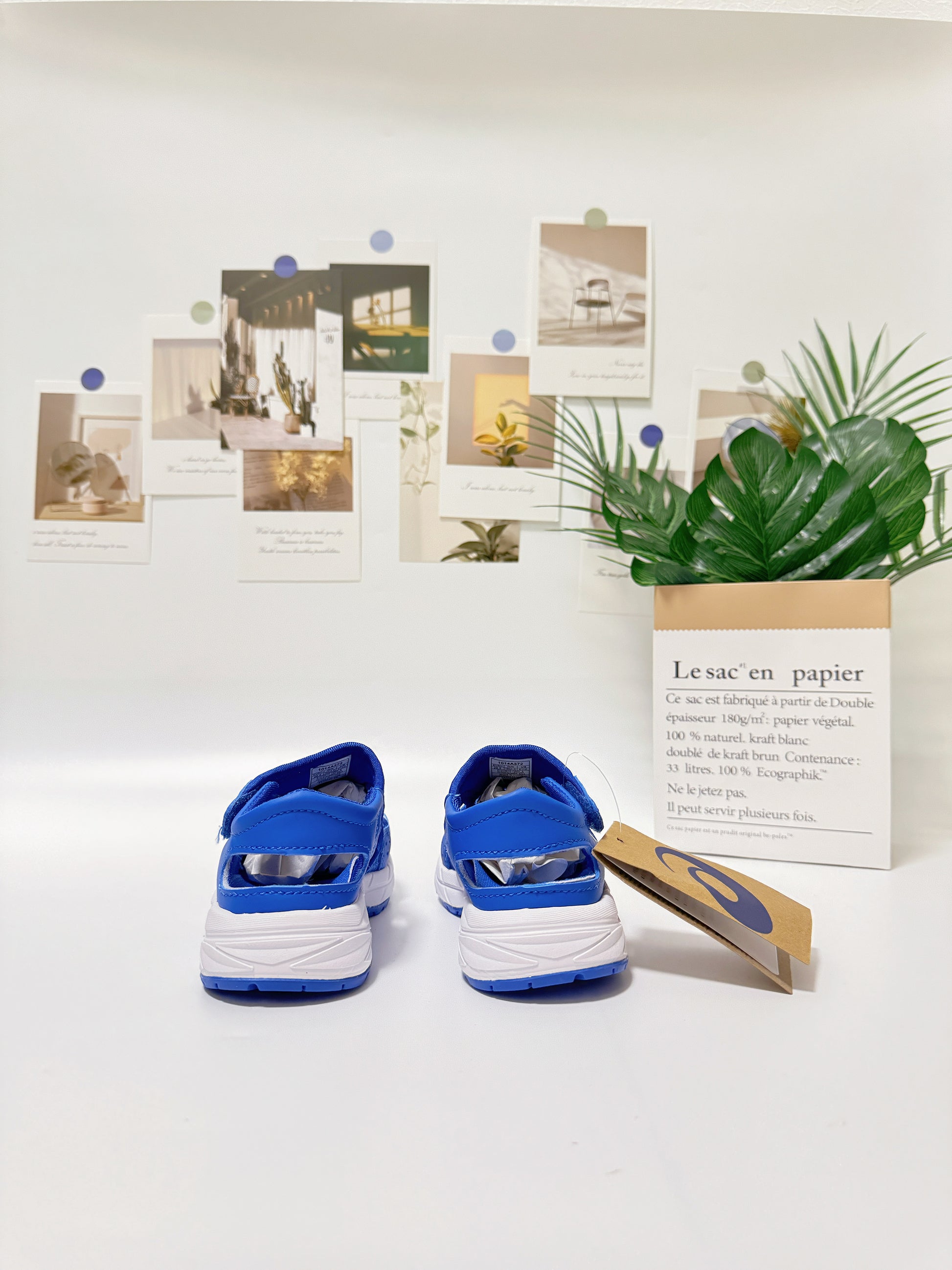 YSS new Velcro sandals" blue"