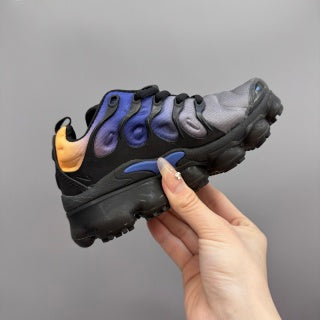 Nike AIR MAX plus full-length air cushion children's sports shoes "light grey/blue""