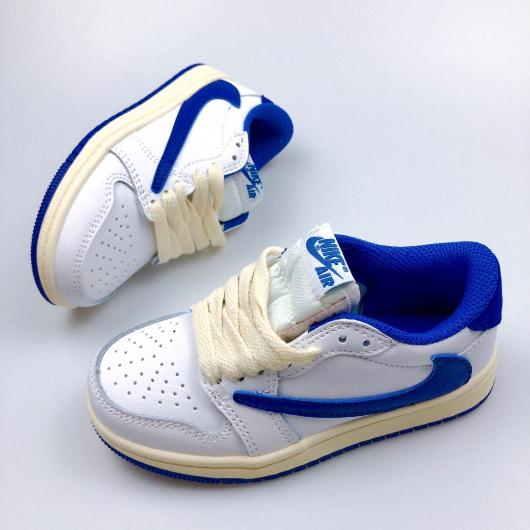 Jordan low-top reverse hook black warrior" white, blue"