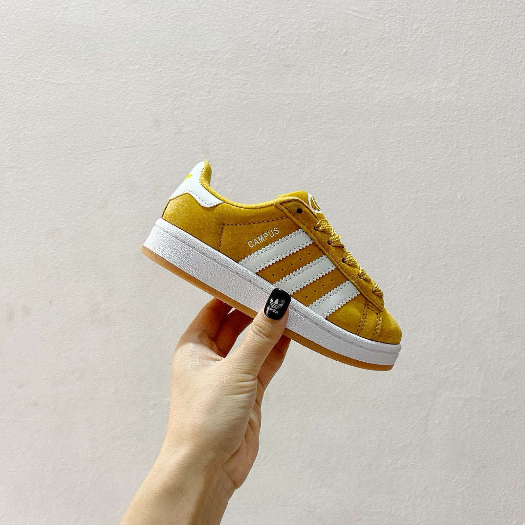 Adidas bread Dexter lace-up pig leather sneakers" yellow"