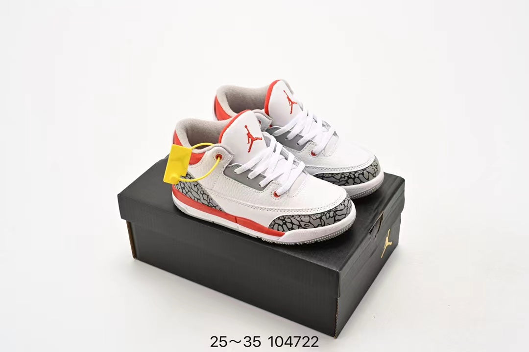 Joe 3" white, red"