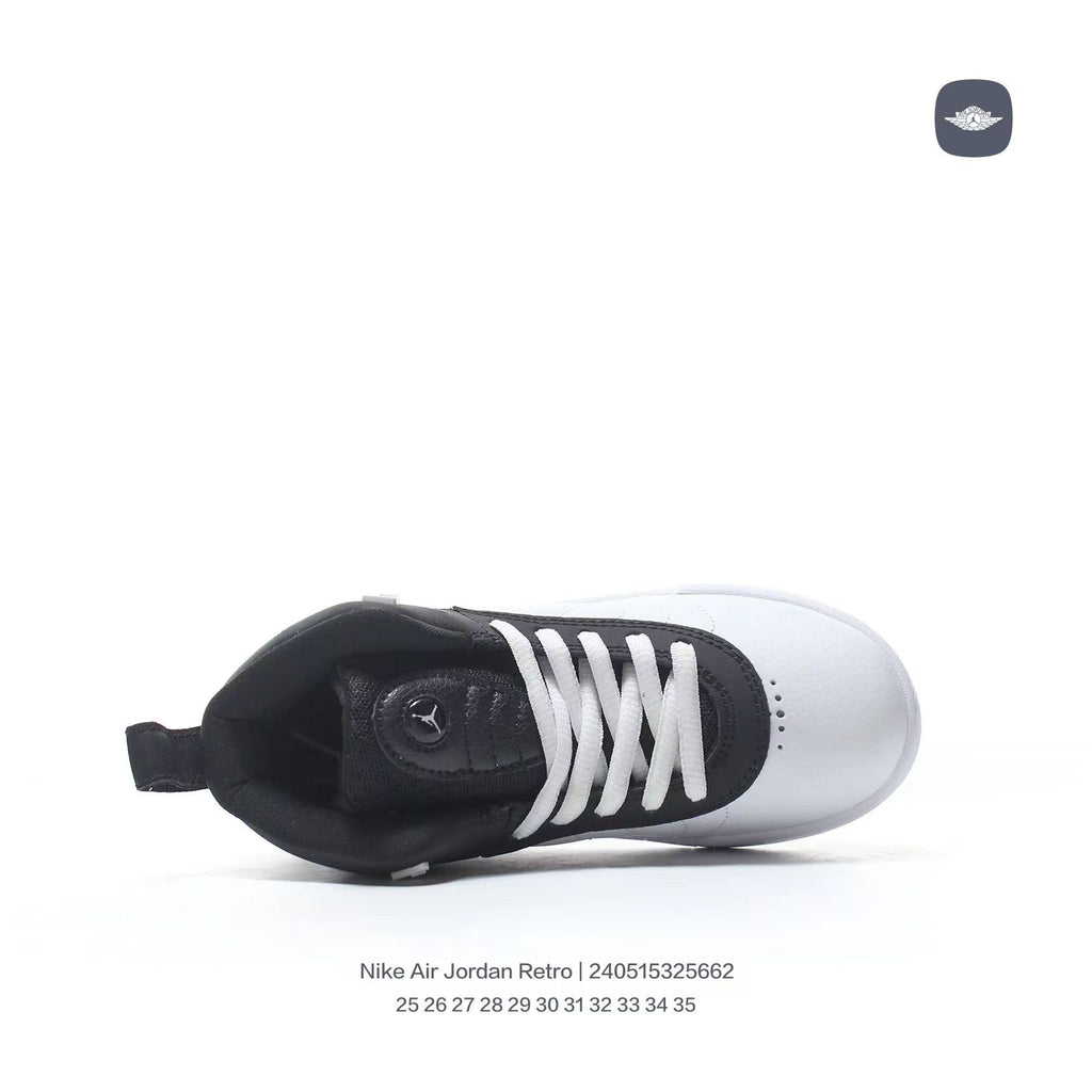 Jordan Retro-combat basketball shoes " white, black"