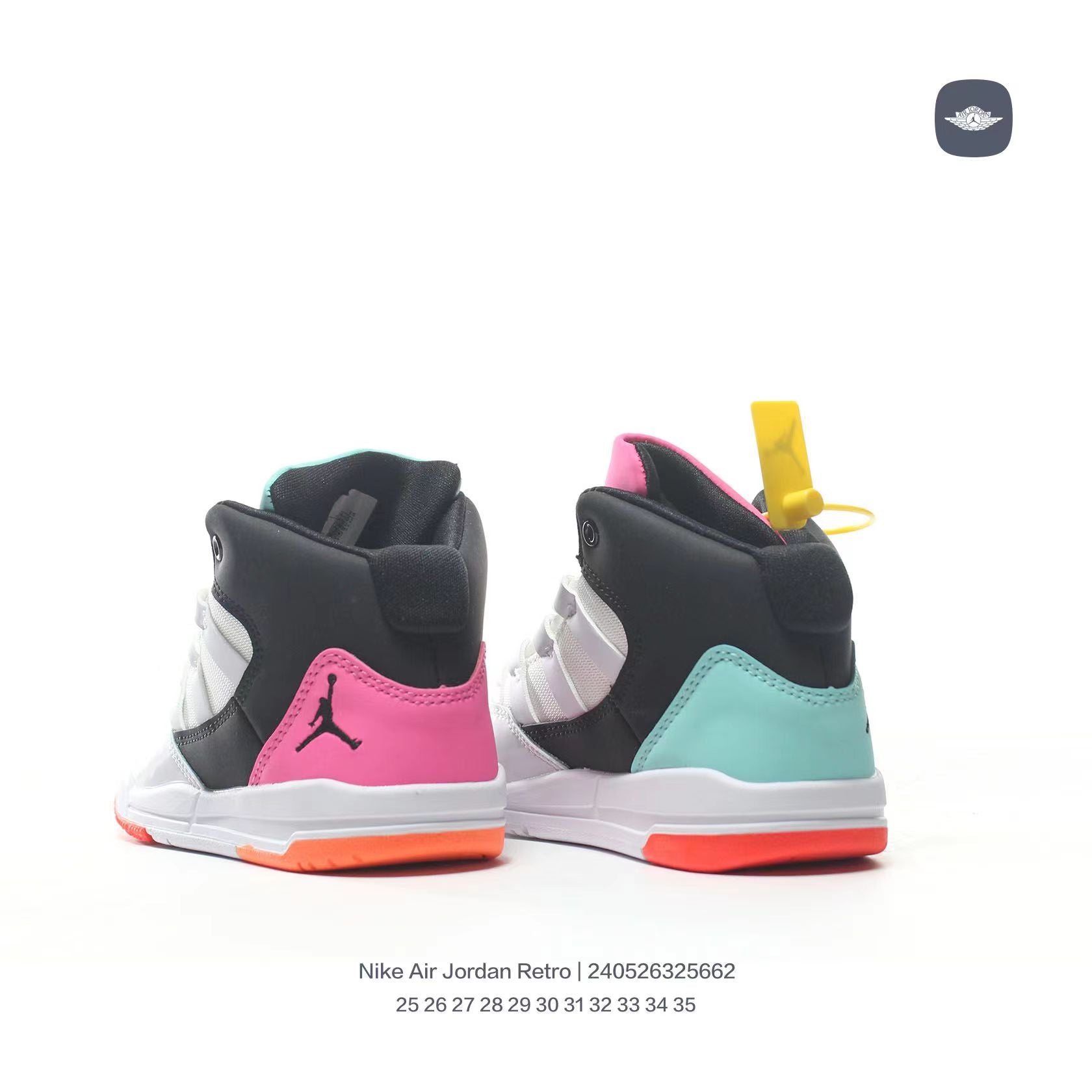 Joe 3.5 series children's shoes" white, black, pink"
