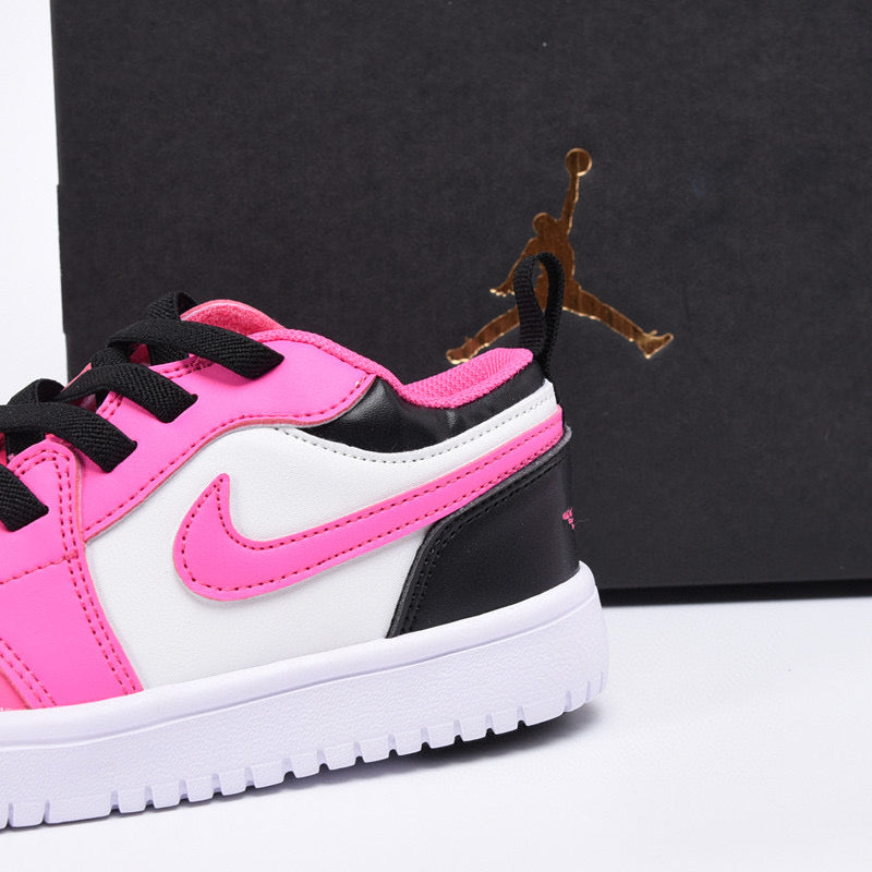 Joe 1 magic buckle children's shoes" white, pink"