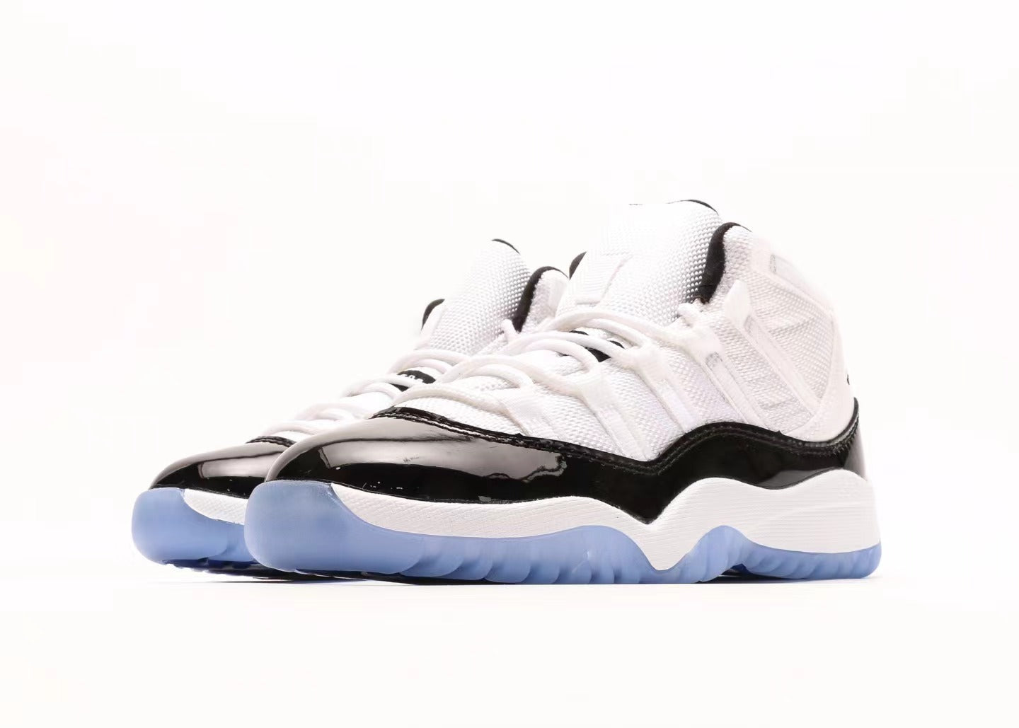 Joe 11 high-top high-quality children's shoes" basketball" white, black, blue"