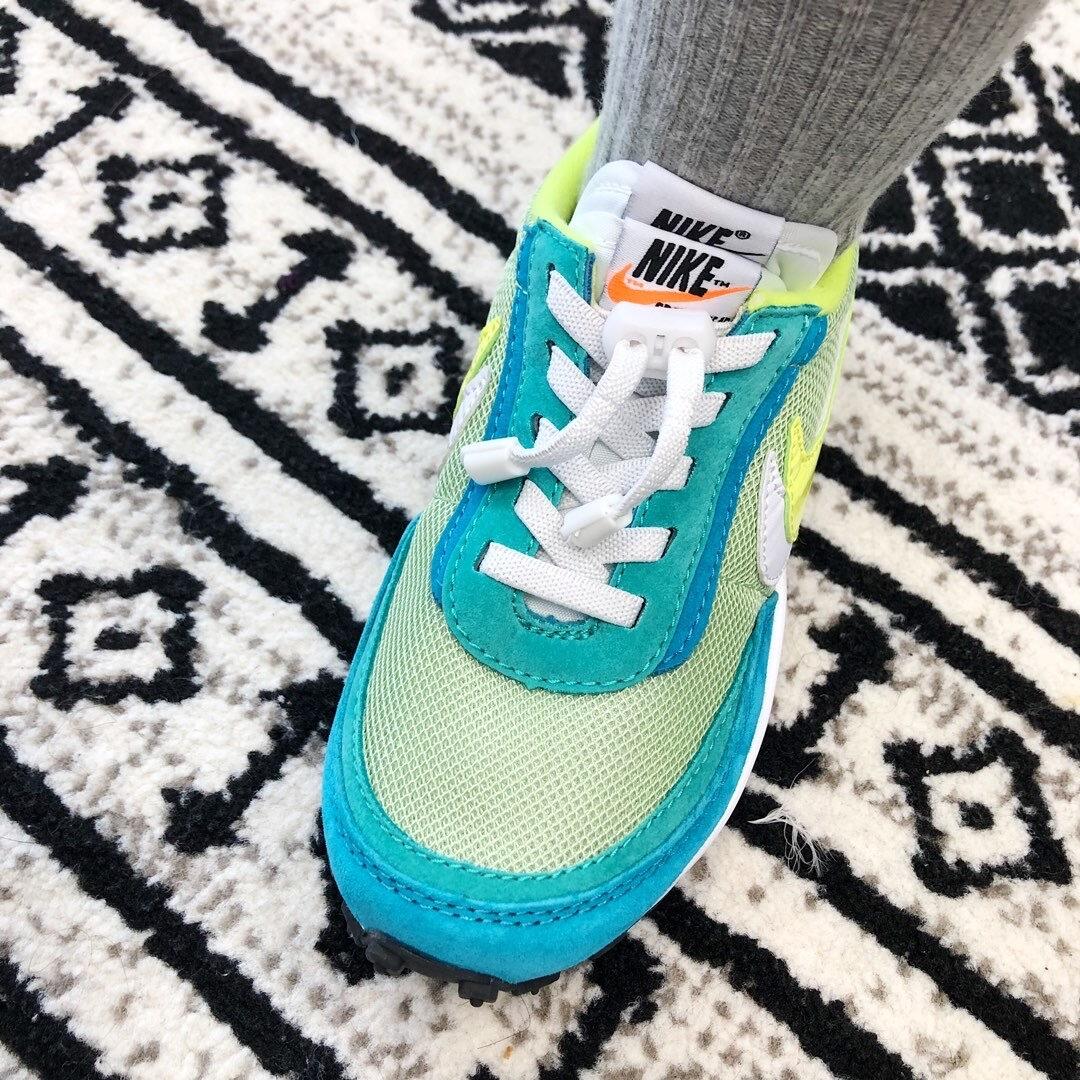 Nike Waffle Casual Jogging Shoes Deconstructed Double Hook