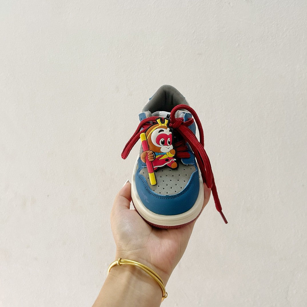 Joe 1 co-branded mid-cut children's shoes" blue"