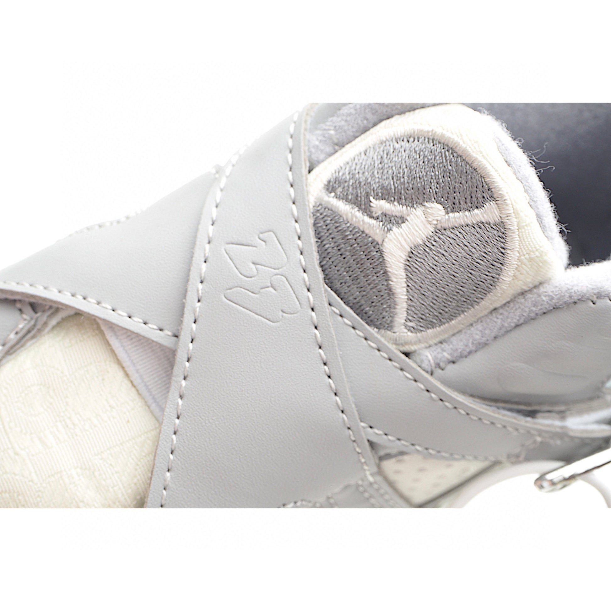 Joe 8 children's shoes sports shoes AJ-8 basketball shoes" cream, light gray"