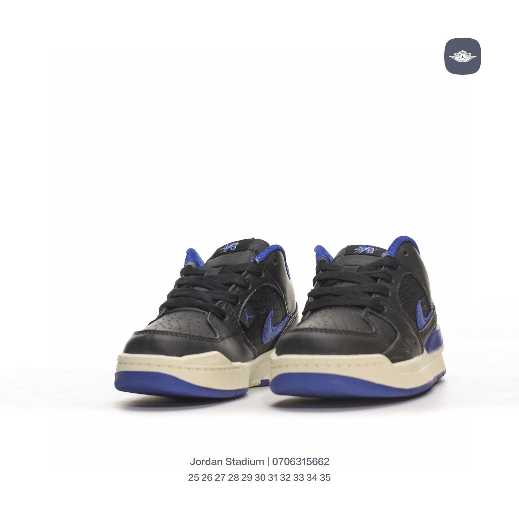 Jordan Stadium sneakers for kid" black, blue"