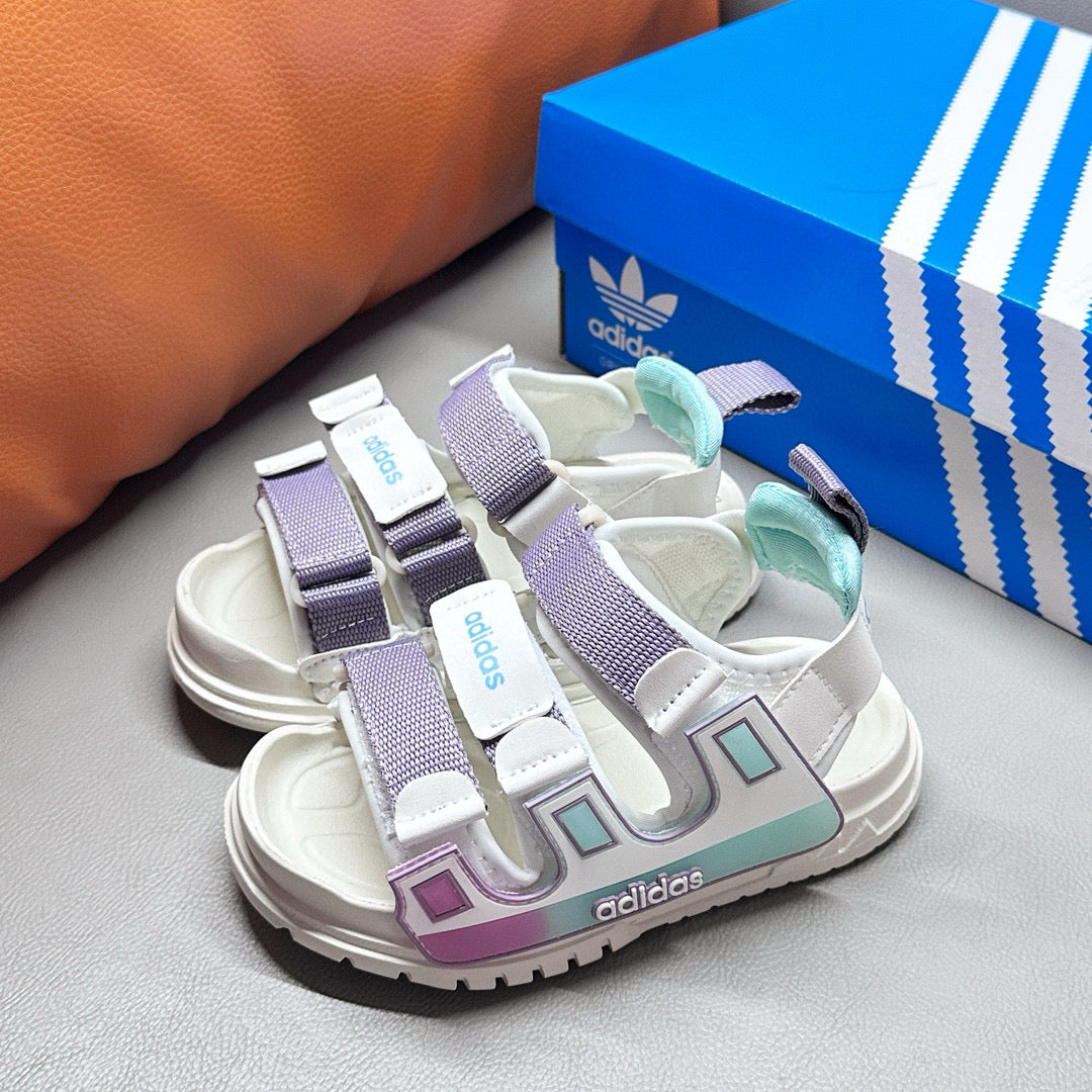 Adidas Macaron Candy Children's Beach Sandals" white, purple"