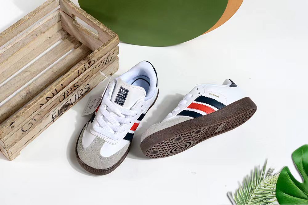 Adidas children's training shoes" white"