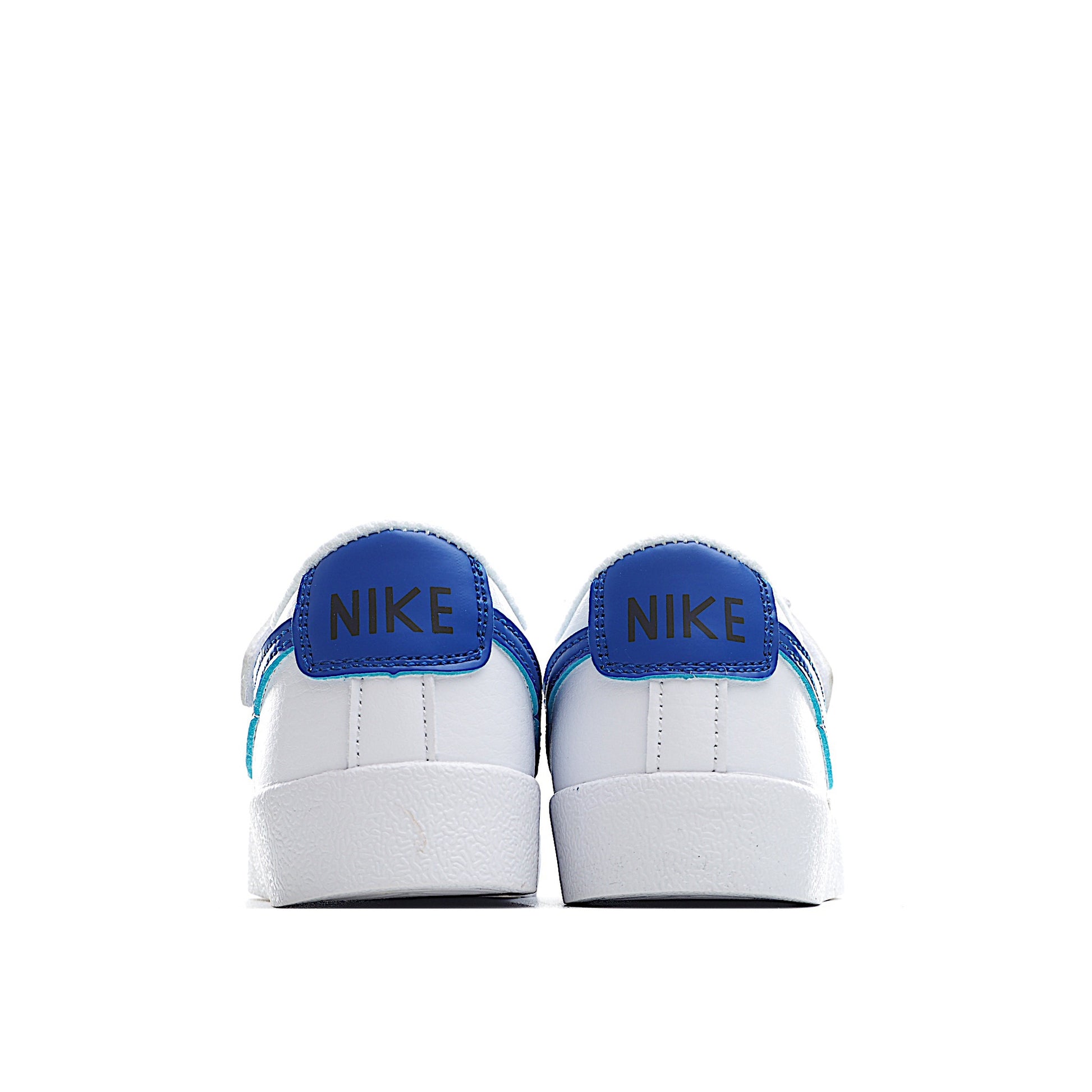 Trail Blazers Velcro Low-Top Kids Sneakers" white, blue"