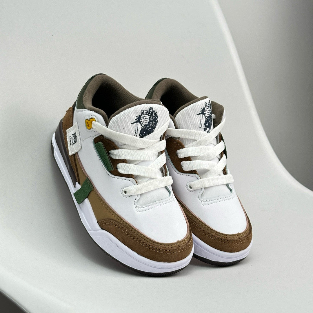Jordan 3 children's shoes" white, brown"