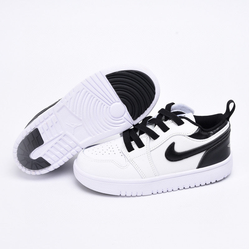 Joe 1 magic buckle children's shoes" white, black"