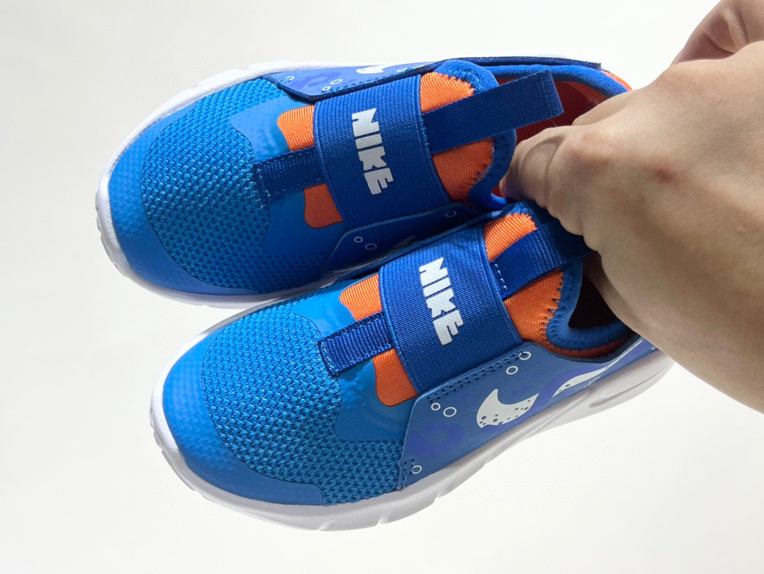 Nike's new barefoot slip" blue"