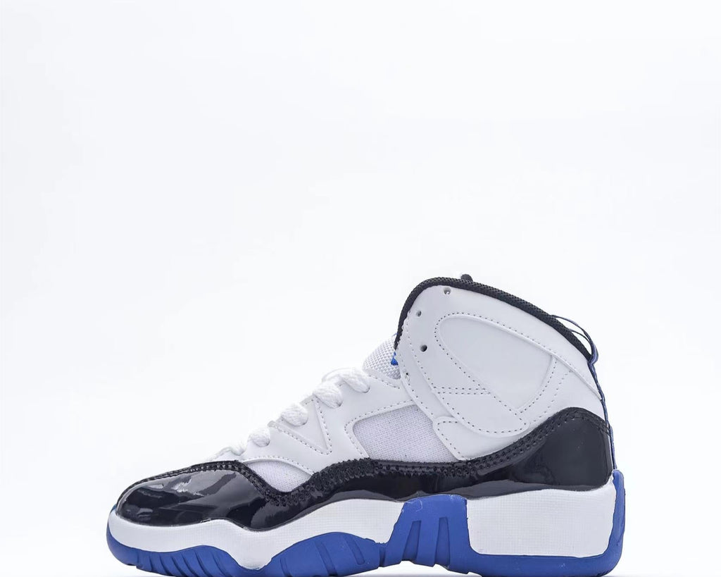 Jordan 612 series" white, black, blue"