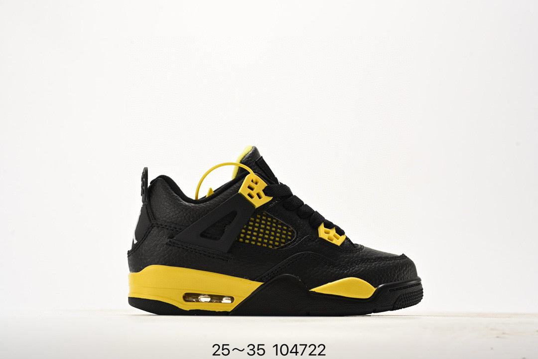 Joe 4 air cushion high quality children's shoes " black, yellow"