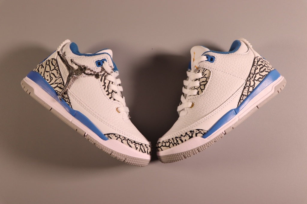 Jordan AJ3 children's shoes" white, blue"