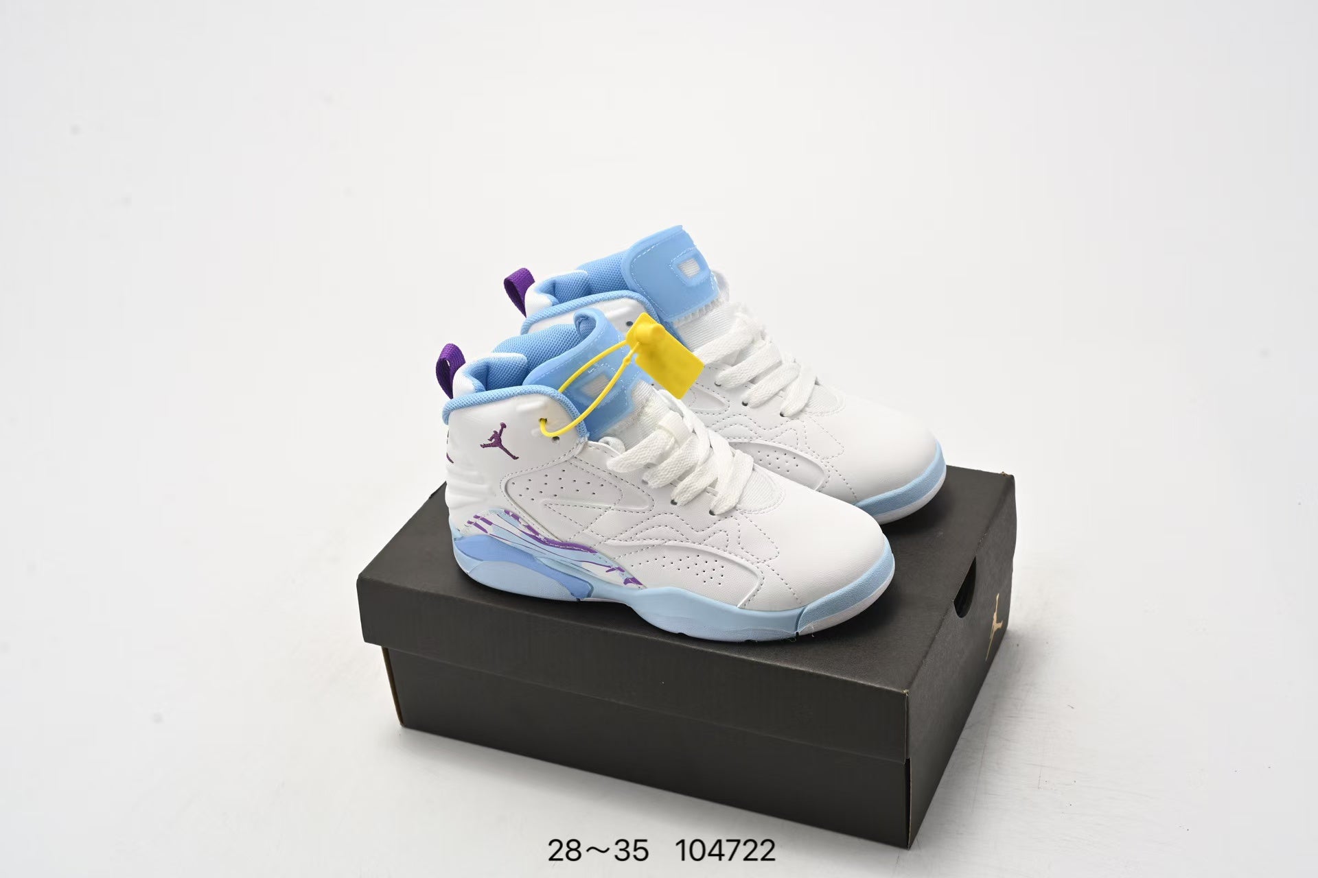Jordan 678 series" white, blue"