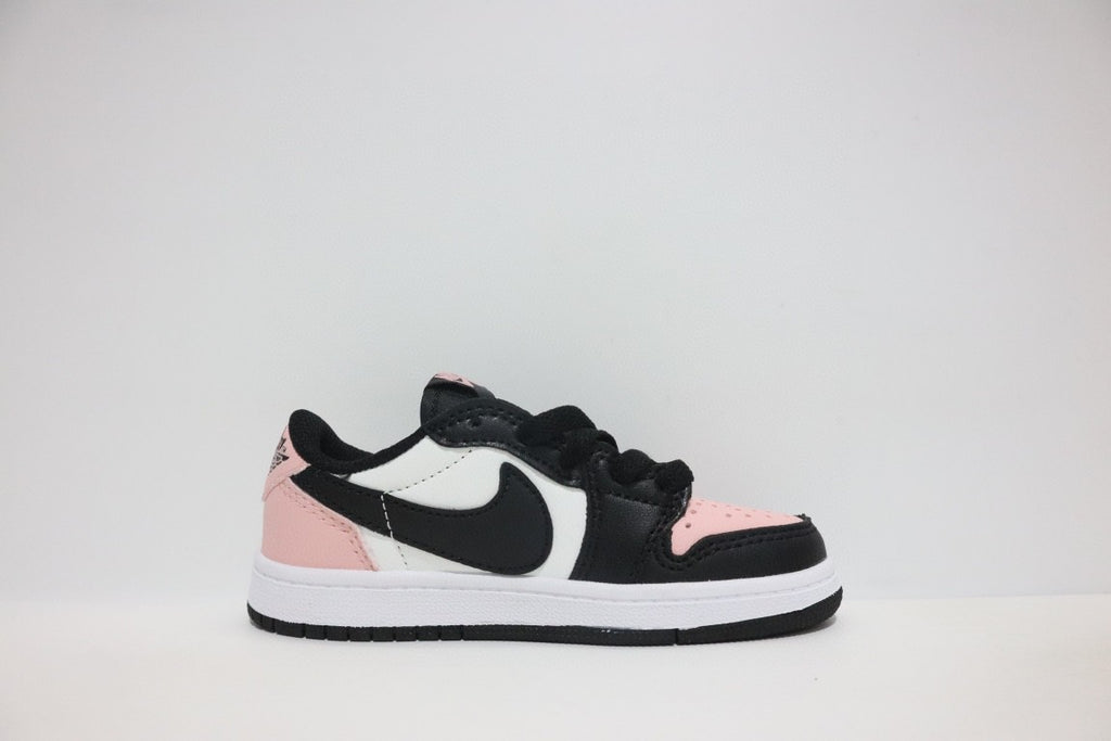 Jordan low-top hook series" white, black, pink"