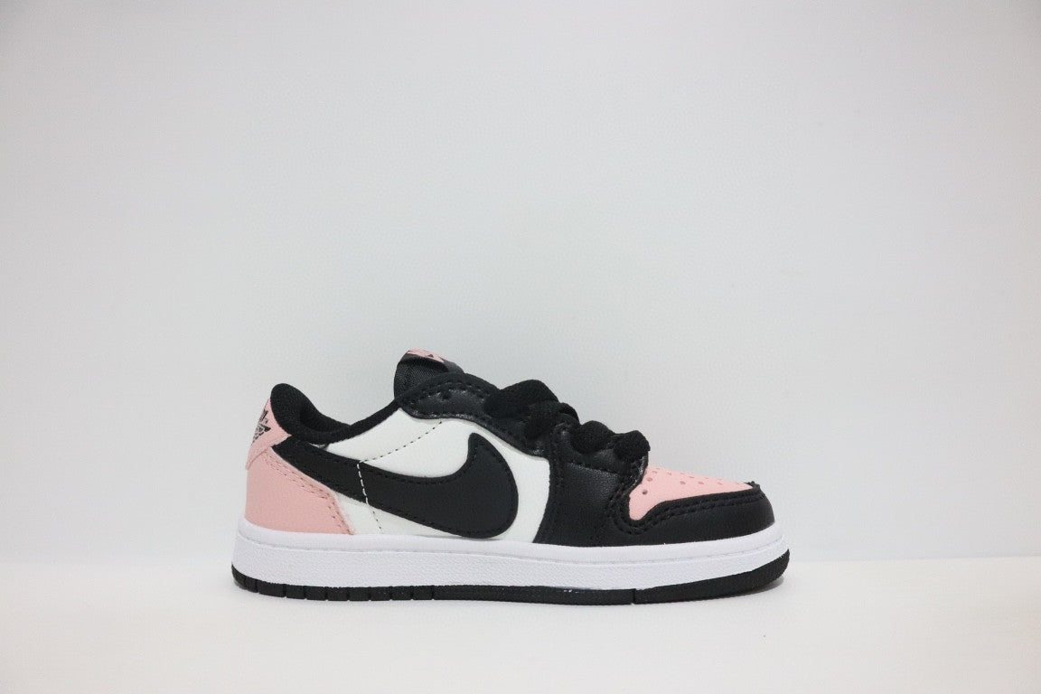 Jordan low-top hook series" white, black, pink"