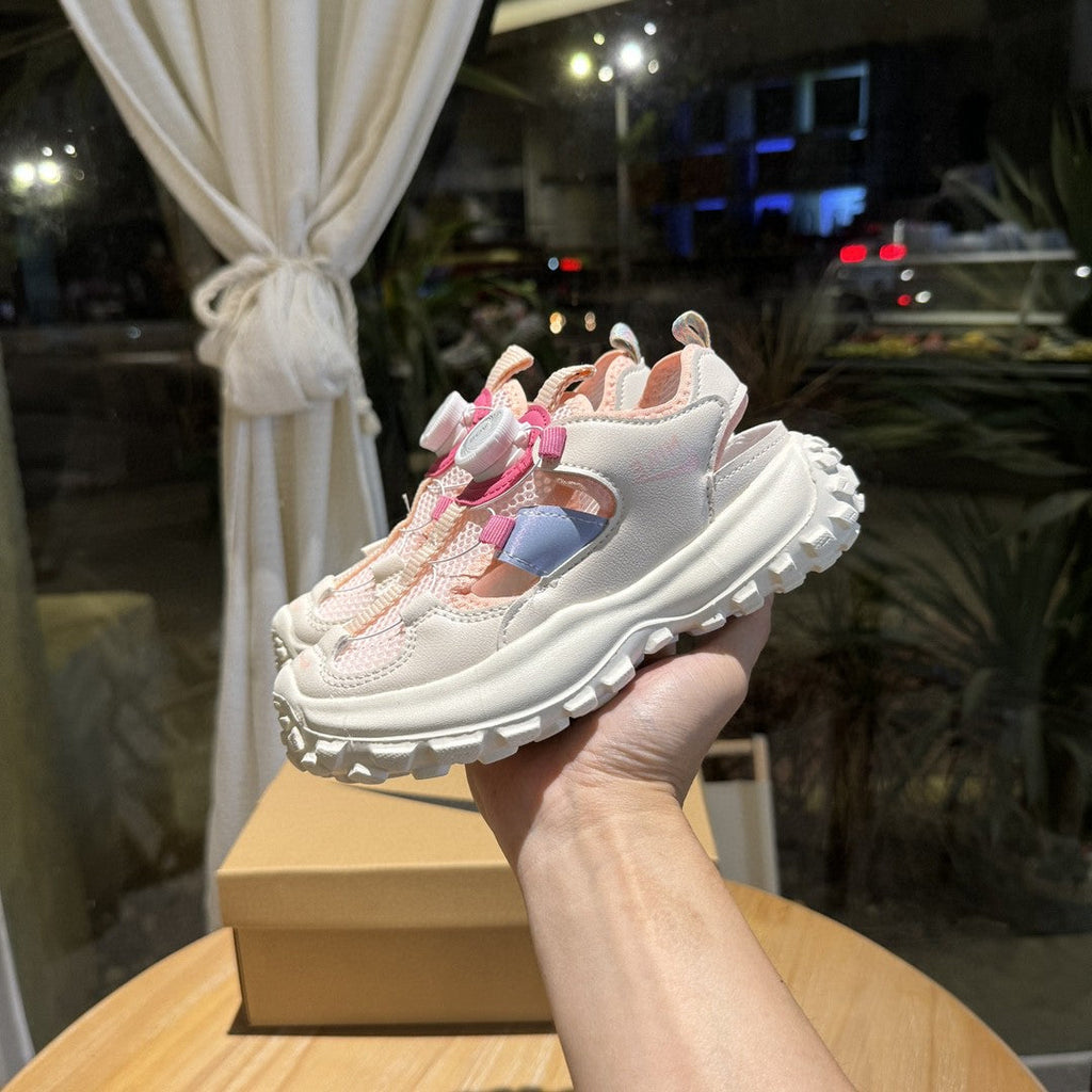 Nike sandals" white, pink"