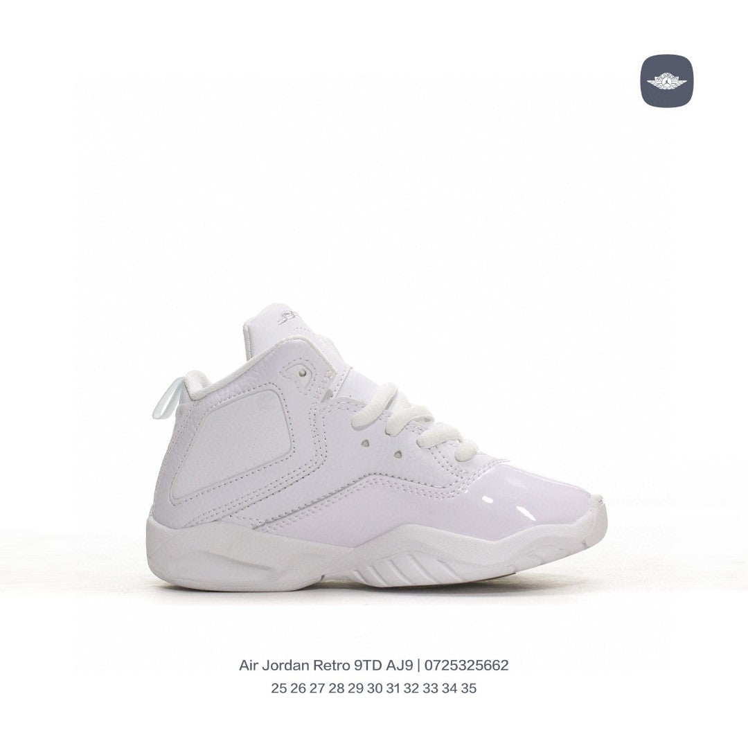 AJ12.5 generation children's retro leisure culture" white"
