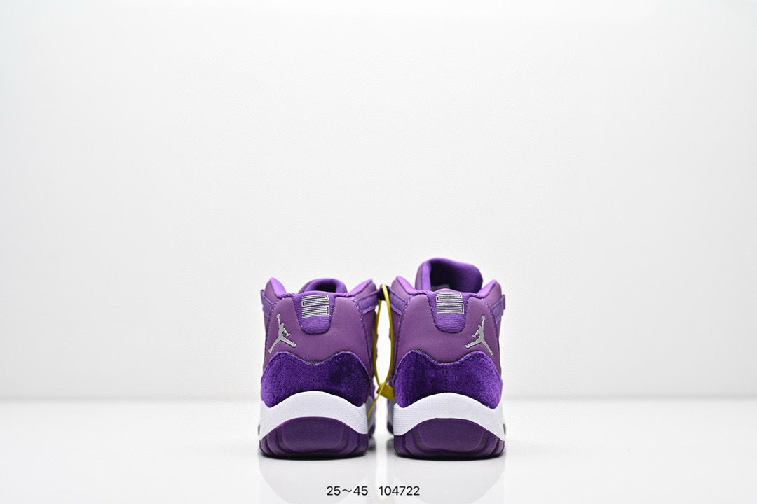 Joe 11 high-top high-quality children's shoes" basketball" purple"
