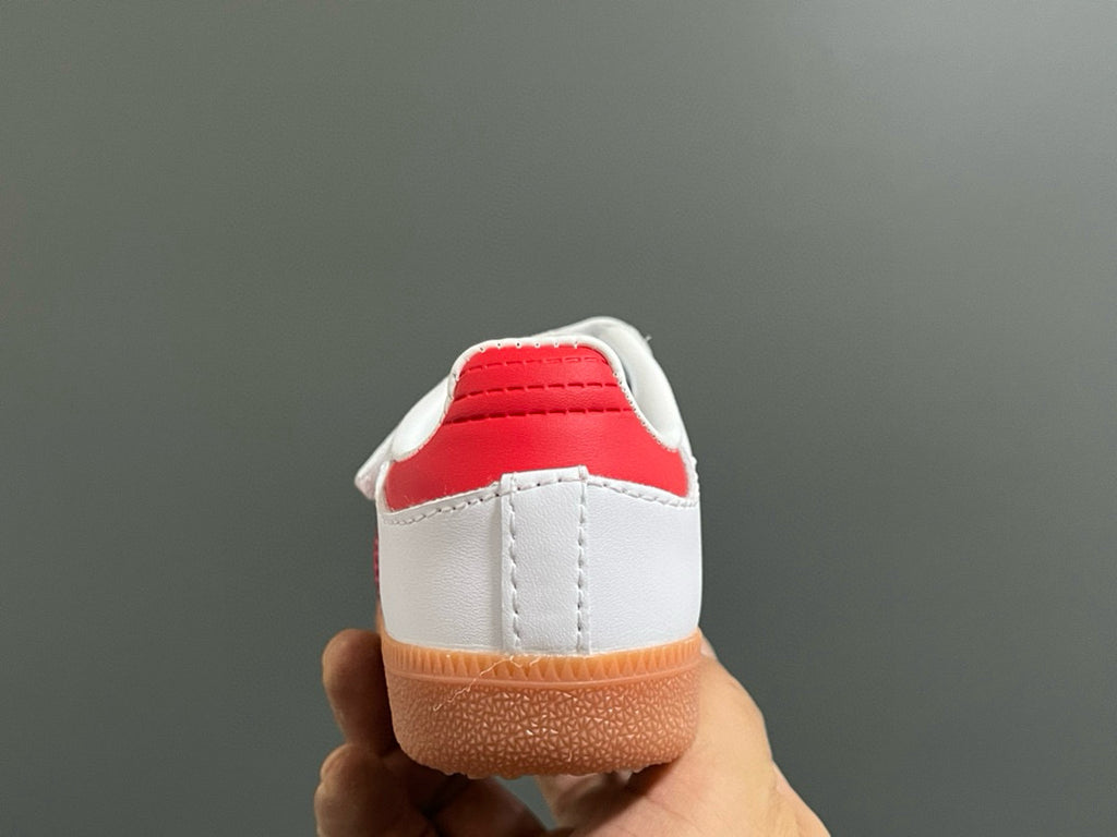 Adidas Samba Velcro Sneakers" white, red"